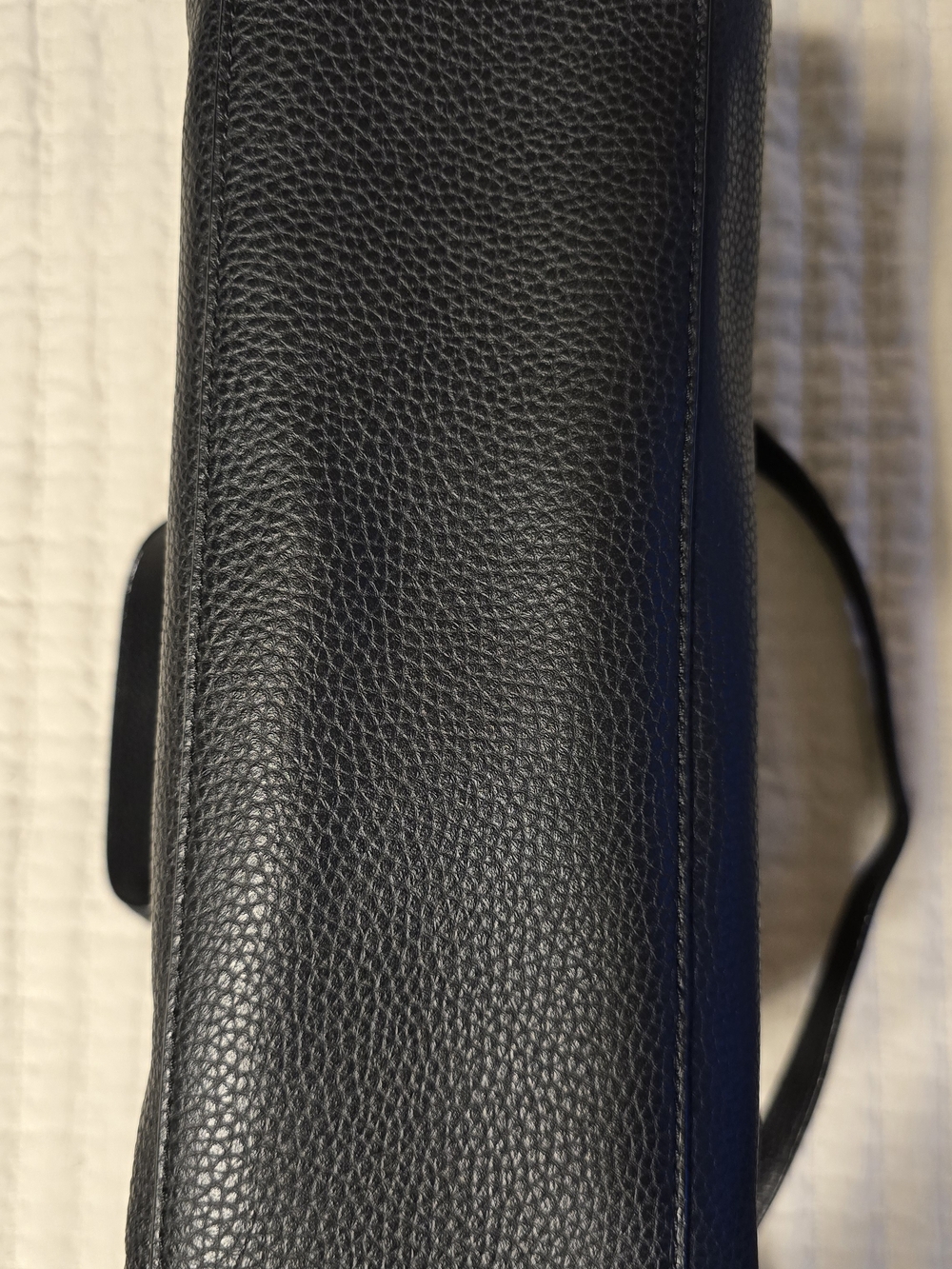 Kate Spade Black Pebbled 100% Leather Chantal Bridge Place Bow-Accent Satchel - Picture 12 of 16